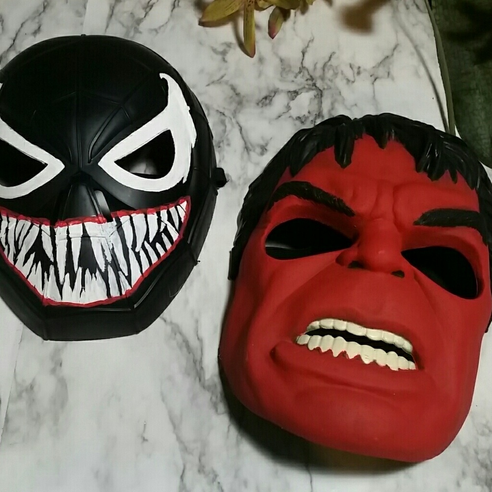 Custom painted hero" masks - Picture 1 of 4